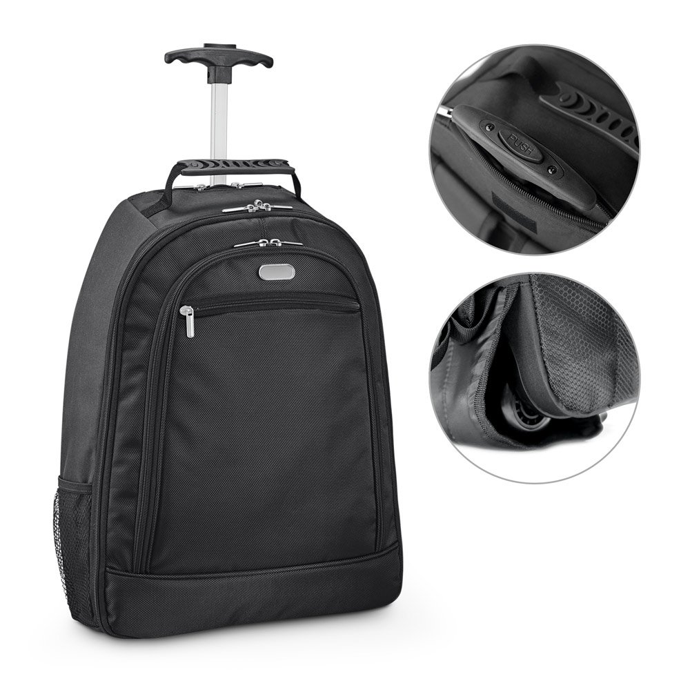 NOTE. Mochila trolley para notebook 15.6'' em 1680D e 300D com 2 rodas 24 L - Imagem 3